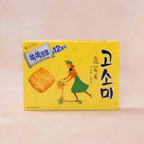 韩国好丽友高笑美芝麻薄脆饼干