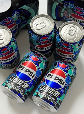 韩国原装进口百事可乐无蔗糖零度莫吉托碳酸饮料汽水清爽解暑饮料