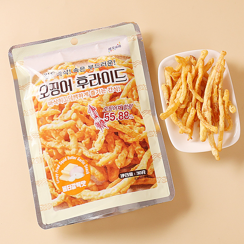 维艾福缔黄油油炸鱿鱼条水产零食