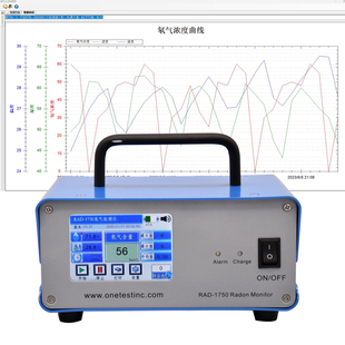氡气检测仪万仪RAD-1750测氡仪连续氡气监测仪Bq氡衰变放射性元素