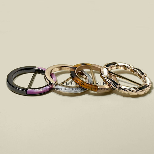 EZ衣服下摆打结扣调节扣子衣角扣