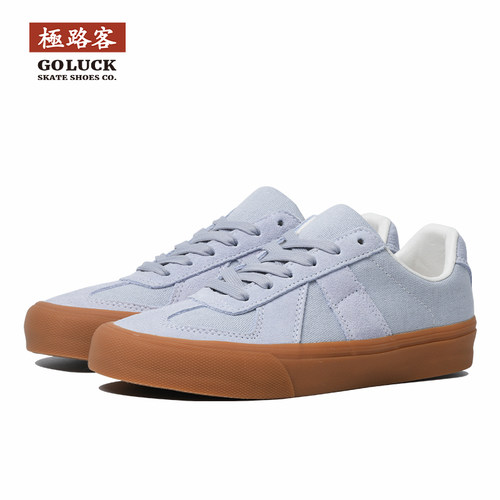 极路客海盐蓝小清新板鞋