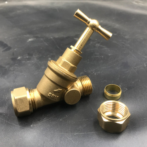 黄铜螺纹式6分1寸20/25三通