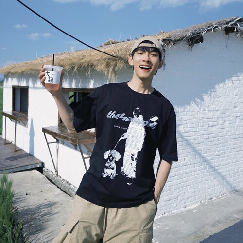 THESALVAGES英文字母短袖T恤