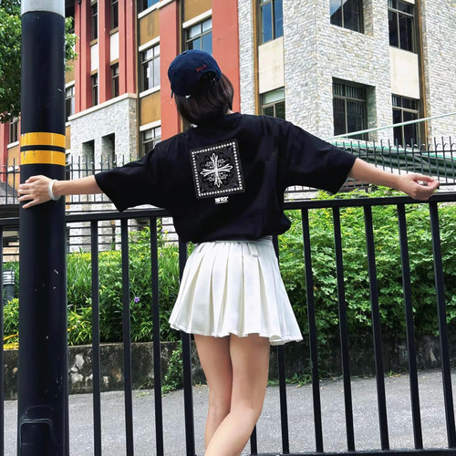 #FR2男女情侣美式复古短袖T恤