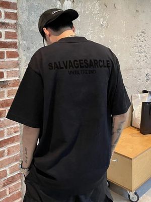 THESALVAGES男士夏季短袖T恤
