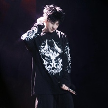 MerryWannaBe MWB capper同款我是谁系列P.I.G.头冠兽人长袖T恤