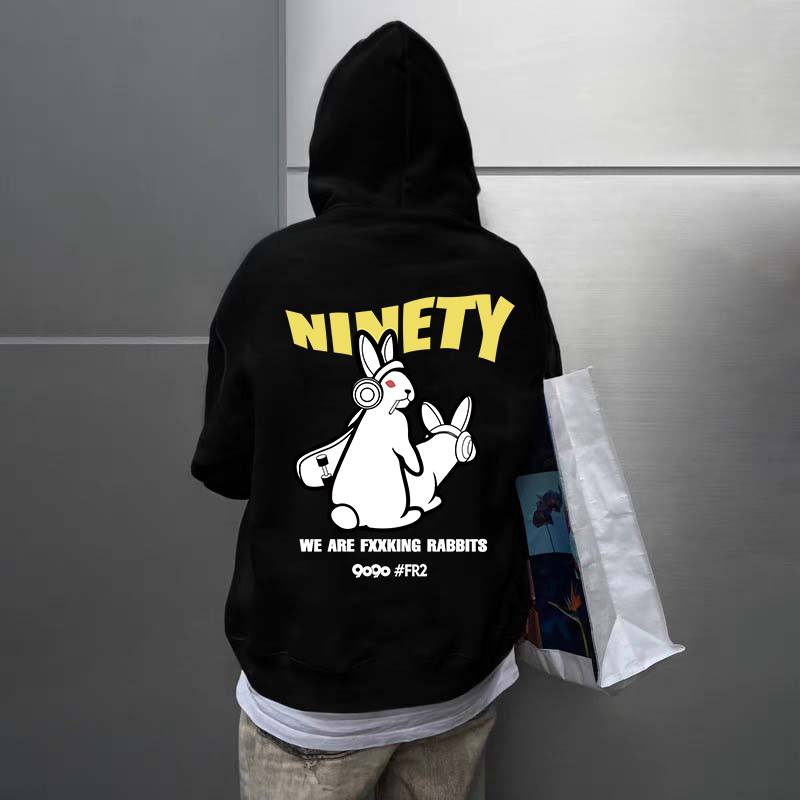 #FR2x9090联名美式抓绒帽衫