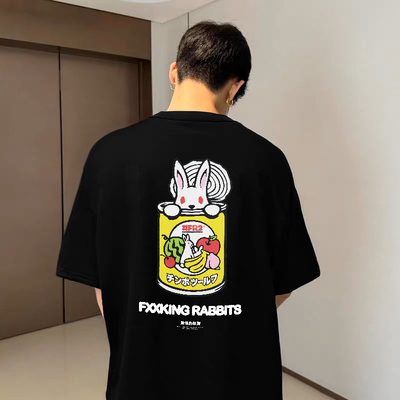 #FR2男女情侣美式街头短袖T恤