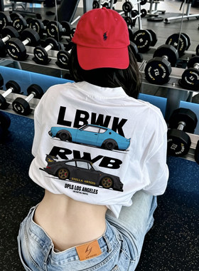 LBWKRWB中井启联名汽车文化T恤