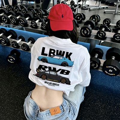 LBWKRWB中井启联名汽车文化T恤