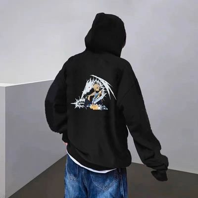 2727WORLD法老同款冰龙少女帽衫