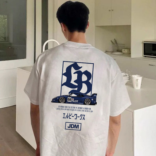 LIBERTYWALK改装车美式短袖T恤