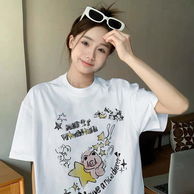 MerryWannaBecapper同款小猪T恤