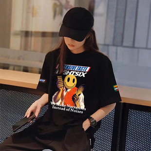 Expensive 7仔便利店系列男女情侣美式复古巧克力款短袖T恤