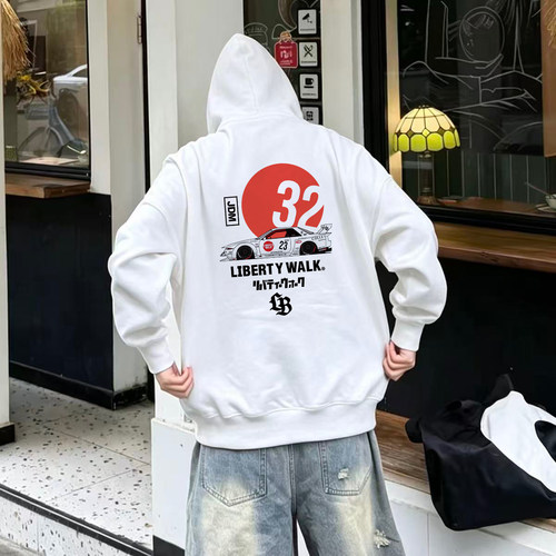 LIBERTYWALK改装车文化美式帽衫