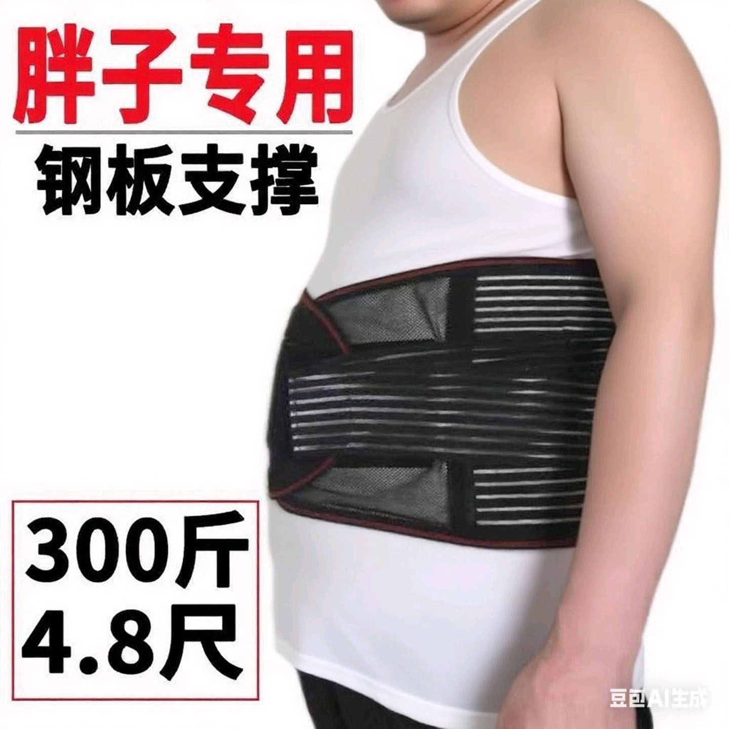 护腰带大码加肥加大夏季薄款男士女士专用腰间盘劳损加长运动健身