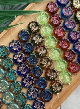 捷克进口复古玛格丽特约-18mmdiy手工串珠饰品手链项链耳环材料