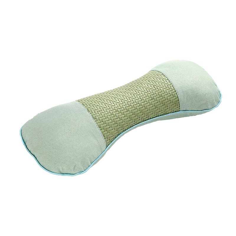 皇帝艾草颈椎枕可拆卸艾段枕藤席夏季凉感立体冰凉枕头厂家