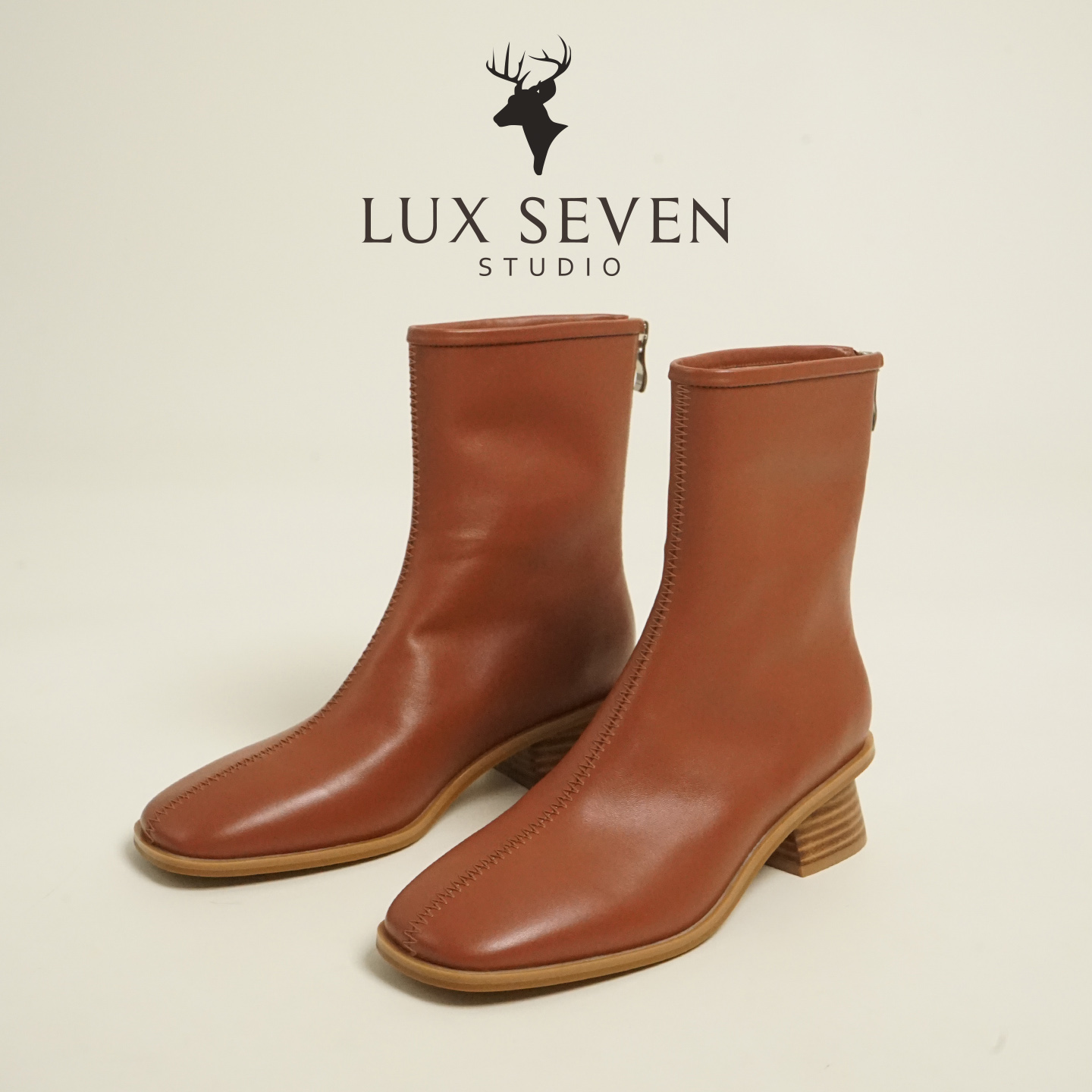 17号的下午原创设计师方头瘦瘦靴