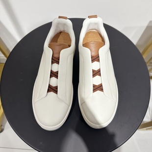 17号的下午|韦恩 情侣款牦牛皮小白鞋透气循环减震鞋床鹿皮休闲鞋