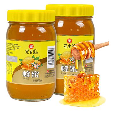 冠生园老字号洋槐蜂蜜玻璃瓶装
