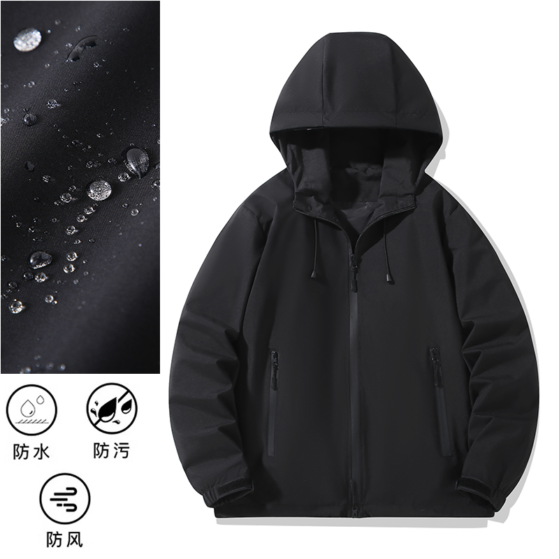 春秋户外冲锋衣男女童软壳