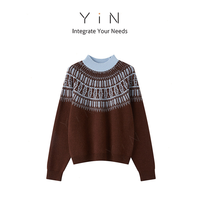 【MTT】【1.0宝盒】羊毛牦牛绒半高领衫费尔岛毛衣打底衫25596,女装/女士精品,毛针织衫,淘宝优惠券,粉丝福利购,淘宝优惠卷