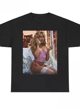 Sabrina Carpenter  Hip Hop 90's Retro T-shirt 联名 短袖 潮