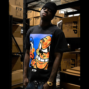 DOG 短Tfuckthepopulation FTP SLAWN Tshirt 短袖 WHITE TEE