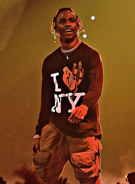 Travis Scott Astroworld I Love NY LS Tee 长袖 T恤 上衣
