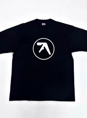 Aphex TwinTee顶点双胞胎兄弟LOGO复古vintage复古短袖T恤纯棉