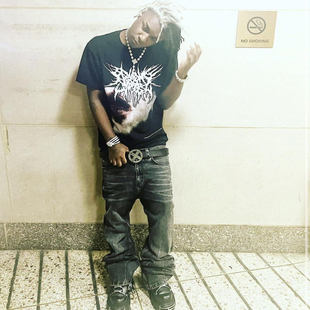 Death Wish Playboi Carti标语美潮印花短袖T恤FatuourPump纯棉