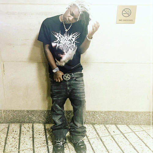 Death Wish Playboi Carti标语美潮印花短袖T恤FatuourPump纯棉