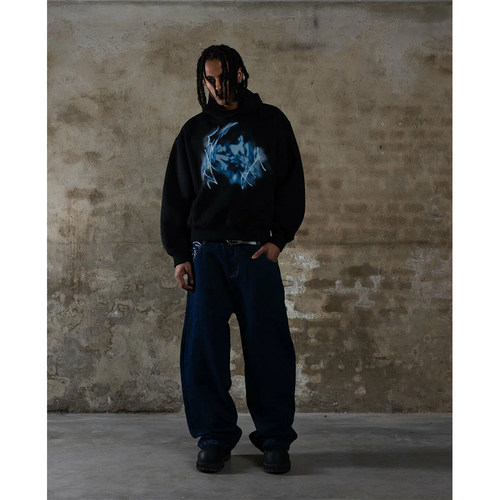 DAVRIL SUPPLY Silently Hoodie 连帽卫衣 上衣 长袖帽衫街头 潮