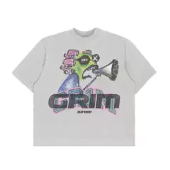 Awge X A$Ap Rocky Gr1M Short Sleeve Rap Short Sleeve T-Shirt Trendy