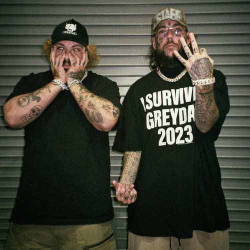 G59 Records Suicideboys I Survived Greyday 2023 说唱 T恤 潮