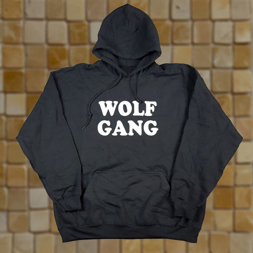 复古 OFWGKTA Odd Future Wolf Gang  Y2K 图案印花 连帽衫
