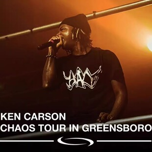 Ken Carson A Great Chaos Tour Leg 2 十字架 tee短袖T恤opium