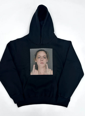 Playboi Carti Mugshot Hoodie 联名 说唱 连帽卫衣 潮