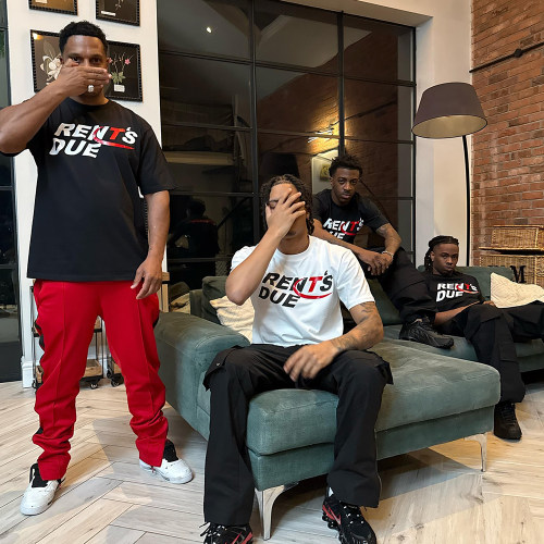 TRAPSTAR x nemzzz_ RENT’S DUE COLLABORATION 说唱短T  T恤