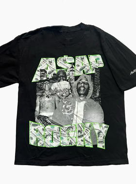 AWGE X ROLLING LOUD ASAP ROCKY TEE 联名说唱 短袖 短T  T恤 潮