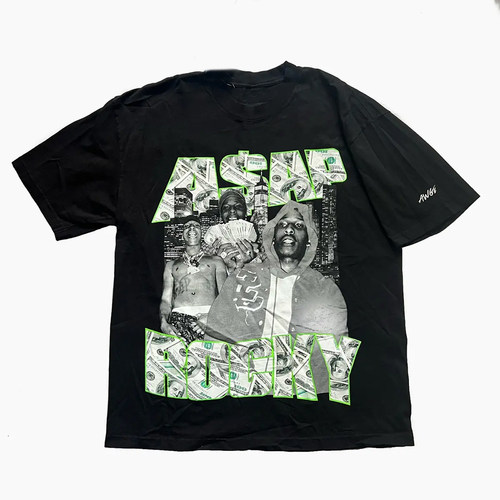 AWGE X ROLLING LOUD ASAP ROCKY TEE 联名说唱 短袖 短T  T恤 潮