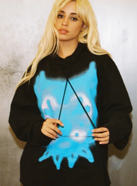 Chito x Camila Cabello C,XOXO 联名 Hoodie 帽T 连帽卫衣 Ins