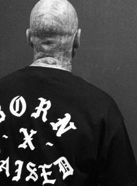 Born x Raised Rocker logo Tee Tshirt 联名 短袖 短T 潮