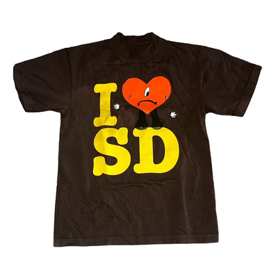 Bad Bunny - I Love SD - Un Verano Sin Ti 联名 说唱 T恤 潮