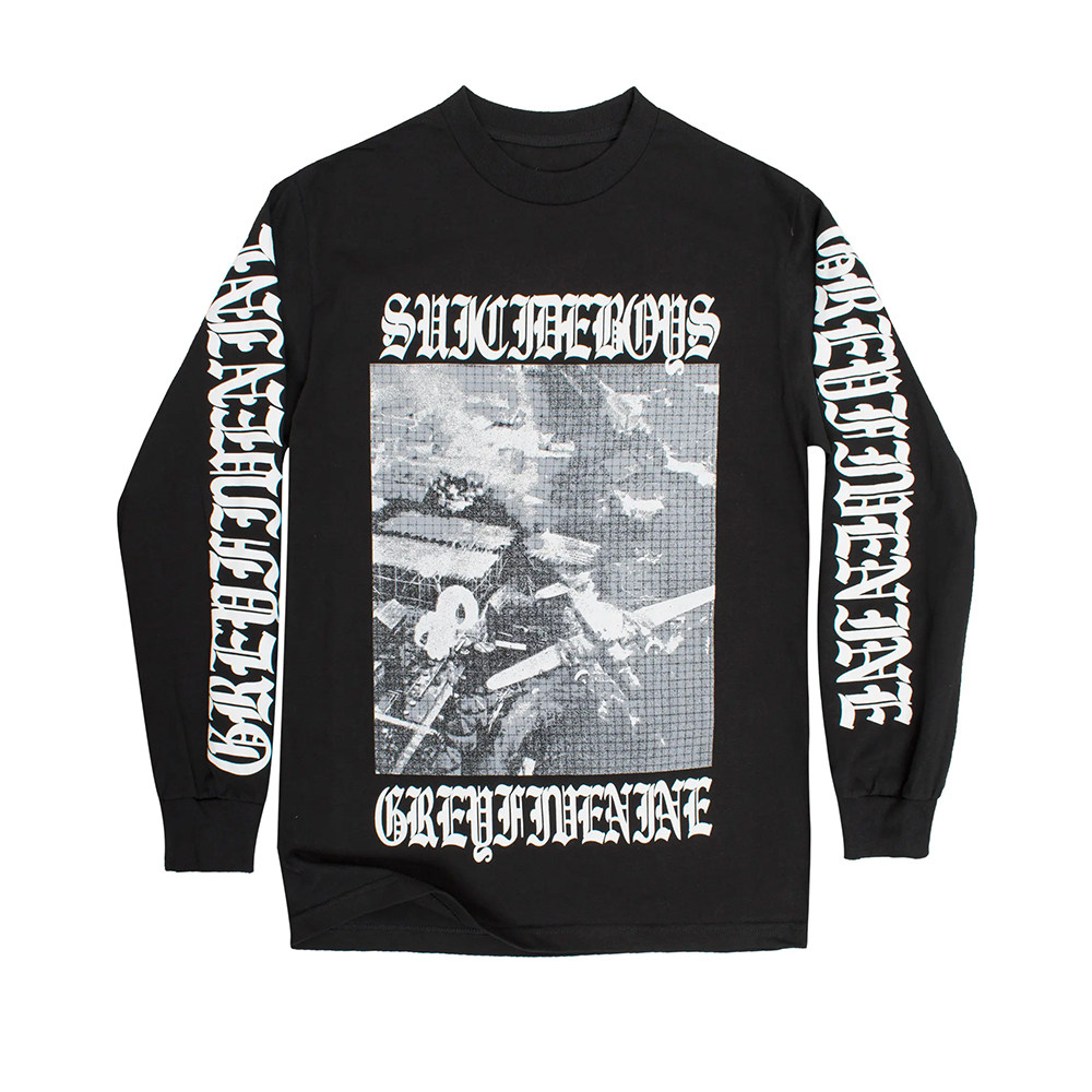 G59 Suicideboys Greyday Tour Merch Black  T-Shirt 长袖 上衣