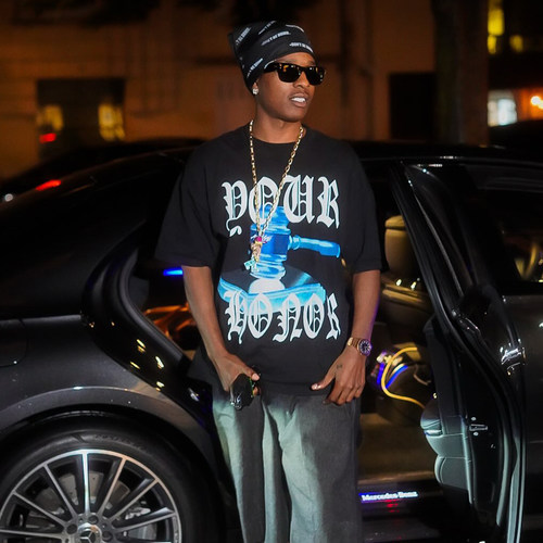 Asap Rocky x Awge x Rolling Lound cali 25 tee 联名 短袖 潮