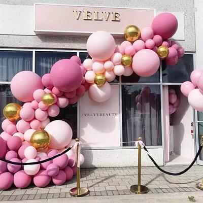 复古气球链套餐开业周年庆典气球布置商场门店铺节日活动气氛装饰