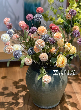 家居餐桌花艺装饰 风漫舞蒲公英仿真花假花绿植物 婚庆花墙装饰品